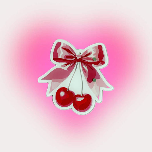 Cherry Bow Lash Tile